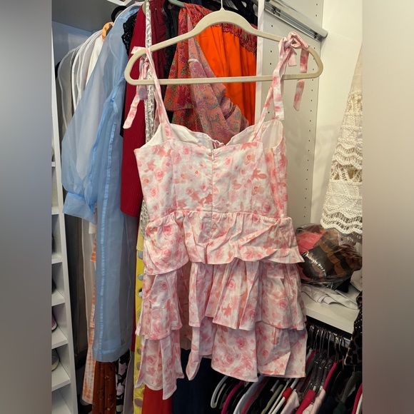 Bardot Laurie Linen Floral Mini Dress - Picture 7 of 7